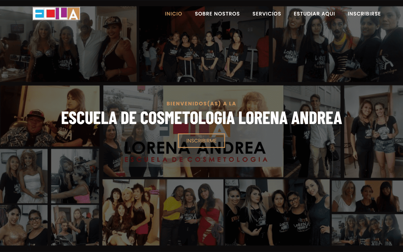 Escuela de Cosmetología | Página y Sistema