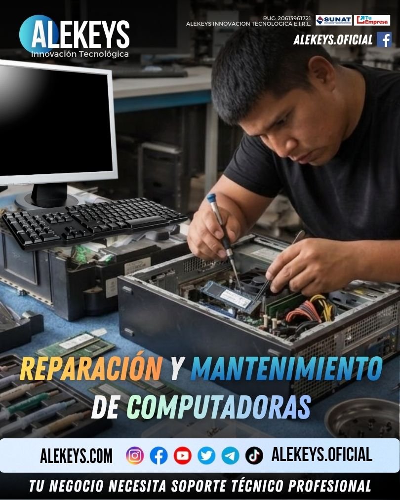 Reparación y Mantenimiento de Computadoras