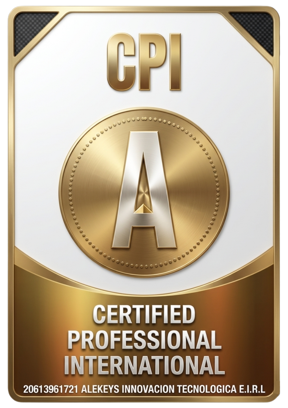 Certificador oficiales de CPI - Certified Professional International