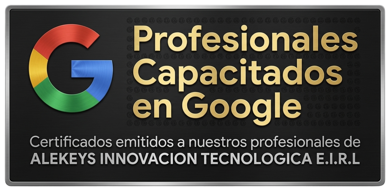 Profesionales de Alekeys con estudios en Google en cursos de técnología